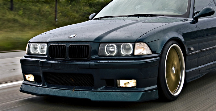Custom BMW 3 Series  Coupe & Sedan Front Lip/Splitter (1992 - 1998) - $289.00 (Manufacturer Sarona, Part #BM-005-FA)